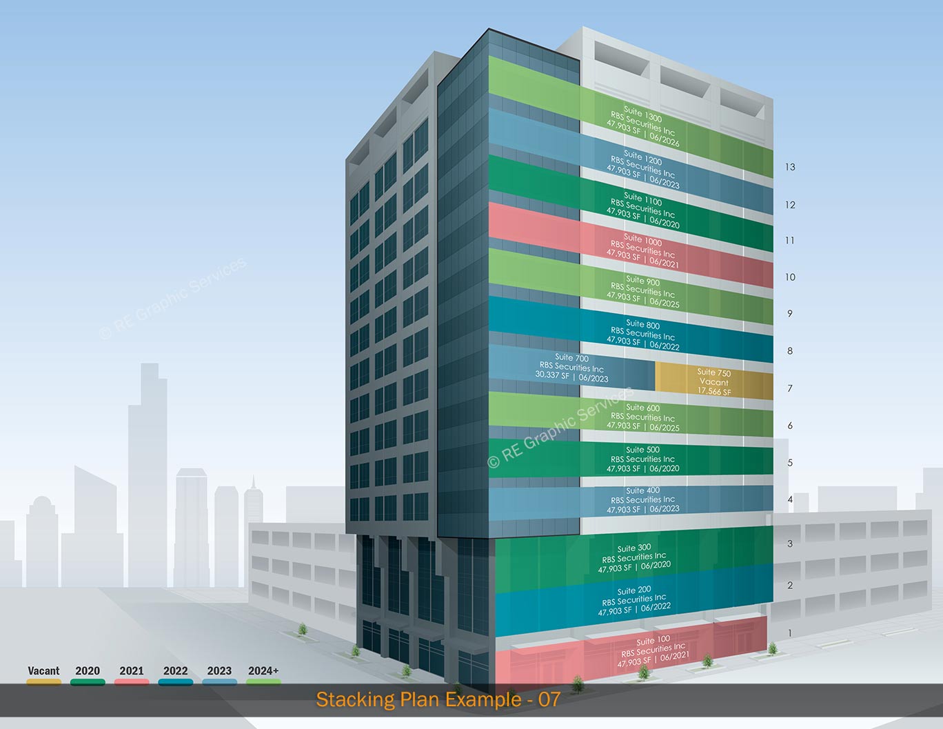 Stacking Plan Example